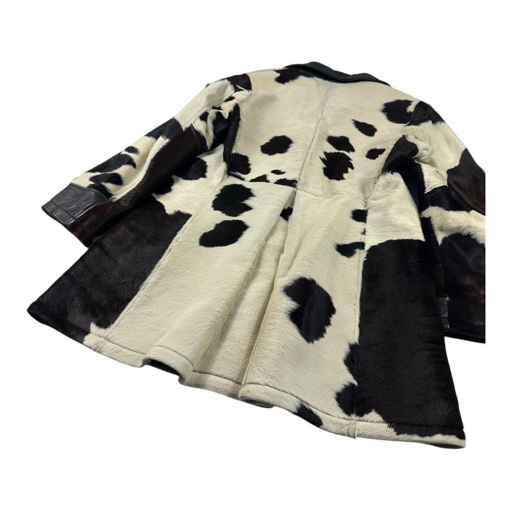 RRL Ralph Lauren Cowhide Women's Metal Button Fringe Western Jacket Size 2 NWT - Picture 6 of 10